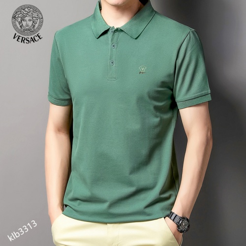 Versace T-Shirts Short Sleeved For Men #991812 $34.00 USD, Wholesale Replica Versace T-Shirts