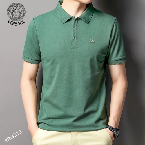 Replica Versace T-Shirts Short Sleeved For Men #991812 $34.00 USD for Wholesale