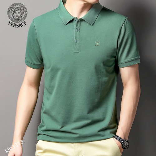 Replica Versace T-Shirts Short Sleeved For Men #991812 $34.00 USD for Wholesale