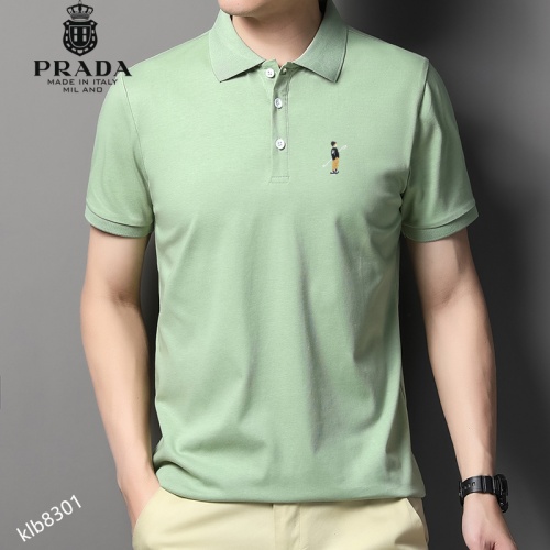 Prada T-Shirts Short Sleeved For Men #991815