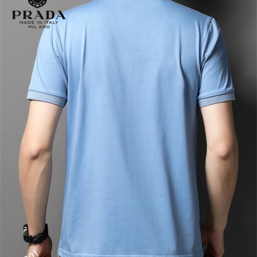 Replica Prada T-Shirts Short Sleeved For Men #991816 $34.00 USD for Wholesale