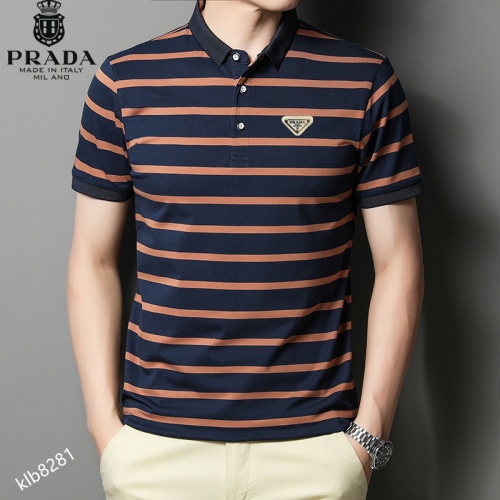 Prada T-Shirts Short Sleeved For Men #991820
