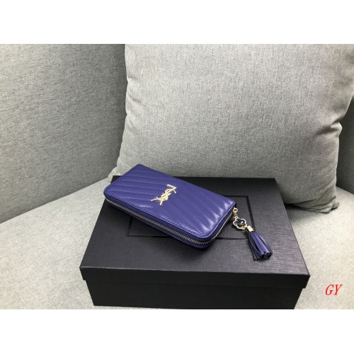 Replica Yves Saint Laurent YSL Wallets For Women #991886 $19.00 USD for Wholesale