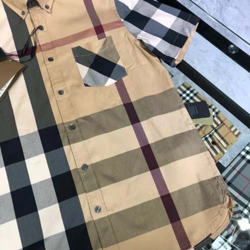 Replica Burberry Shirts Short Sleeved For Men #991908 $64.00 USD for Wholesale