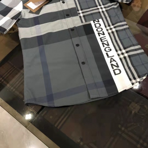 Replica Burberry Shirts Short Sleeved For Men #991916 $64.00 USD for Wholesale