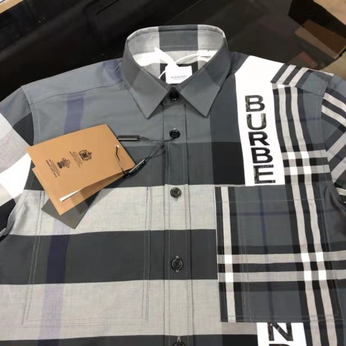 Replica Burberry Shirts Short Sleeved For Men #991916 $64.00 USD for Wholesale