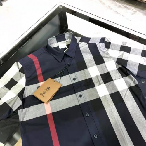Replica Burberry Shirts Short Sleeved For Men #991973 $64.00 USD for Wholesale