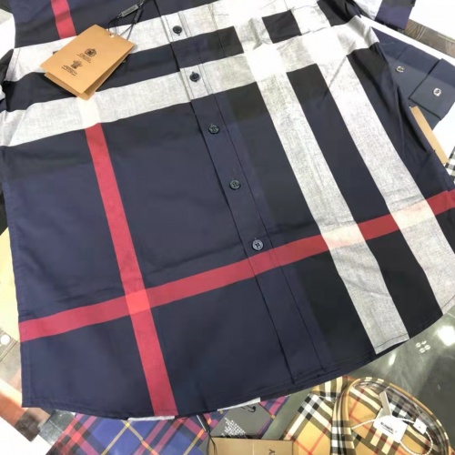 Replica Burberry Shirts Short Sleeved For Men #991973 $64.00 USD for Wholesale