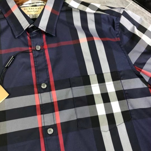 Replica Burberry Shirts Short Sleeved For Men #991977 $64.00 USD for Wholesale