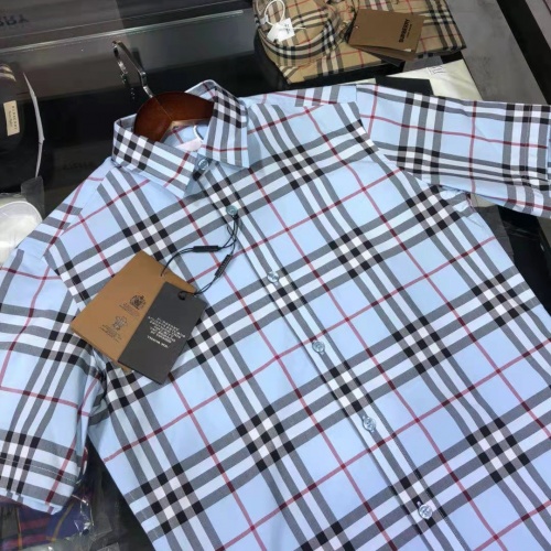 Replica Burberry Shirts Short Sleeved For Men #991982 $64.00 USD for Wholesale