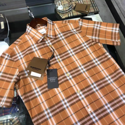 Replica Burberry Shirts Short Sleeved For Men #991985 $64.00 USD for Wholesale