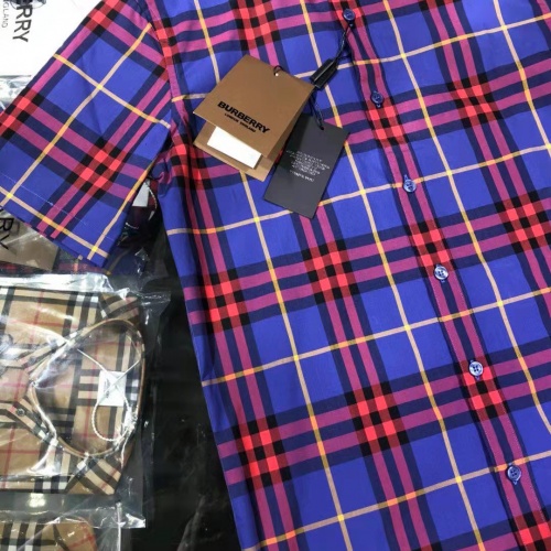 Replica Burberry Shirts Short Sleeved For Men #991987 $64.00 USD for Wholesale