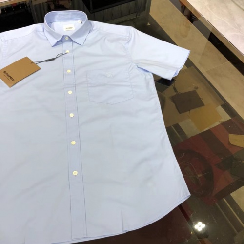 Replica Burberry Shirts Short Sleeved For Men #992015 $64.00 USD for Wholesale