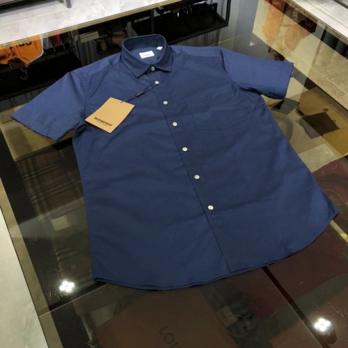 Burberry Shirts Short Sleeved For Men #992016 $64.00 USD, Wholesale Replica Burberry Shirts