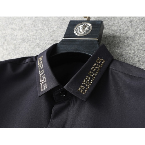 Replica Versace Shirts Long Sleeved For Men #992077 $40.00 USD for Wholesale