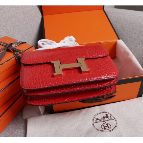 Replica Hermes AAA Quality Messenger Bags For Women #992250 $145.00 USD for Wholesale
