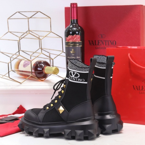 Replica Valentino Boots For Women #992643 $96.00 USD for Wholesale