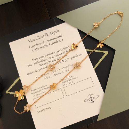 Replica Van Cleef & Arpels Necklaces For Women #993044 $42.00 USD for Wholesale