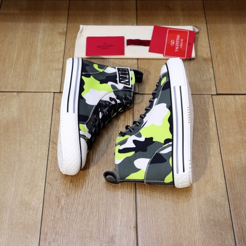 Replica Valentino High Tops Shoes For Men #993056 $96.00 USD for Wholesale