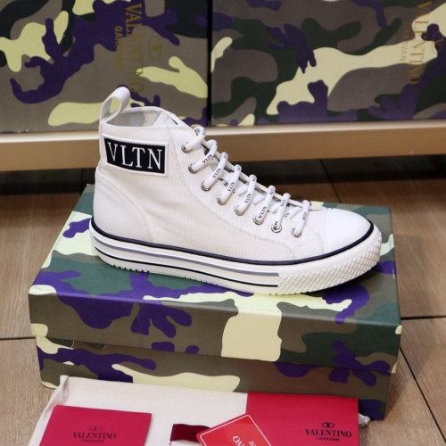 Replica Valentino High Tops Shoes For Men #993058 $96.00 USD for Wholesale