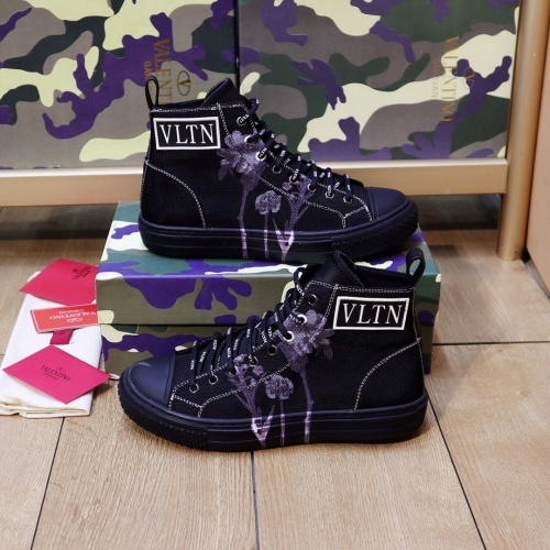 Valentino High Tops Shoes For Men #993062 $98.00 USD, Wholesale Replica Valentino High Tops Shoes