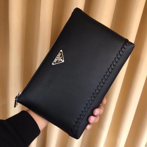 Prada AAA Man Wallets #993484 $52.00 USD, Wholesale Replica Prada AAA Man Wallets