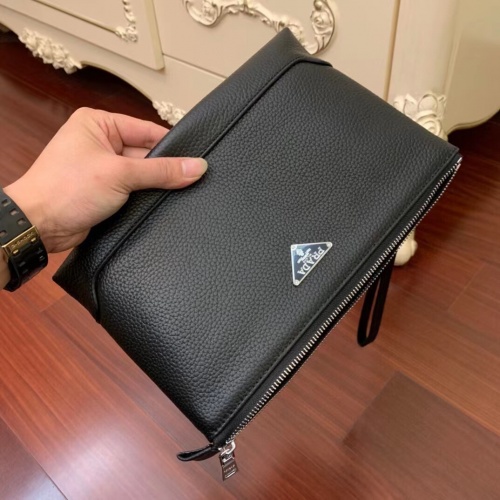 Replica Prada AAA Man Wallets #993487 $60.00 USD for Wholesale