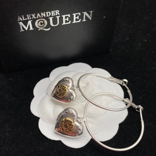 Replica Alexander McQueen Earrings For Women #993501 $36.00 USD for Wholesale