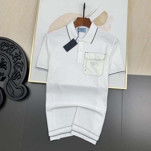 Prada T-Shirts Short Sleeved For Men #994239 $60.00 USD, Wholesale Replica Prada T-Shirts
