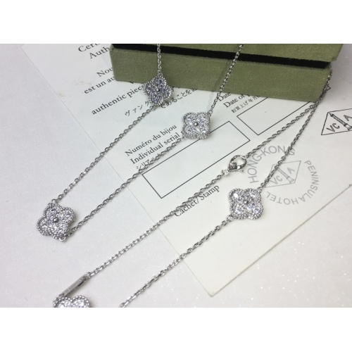 Replica Van Cleef & Arpels Necklaces For Women #994357 $40.00 USD for Wholesale