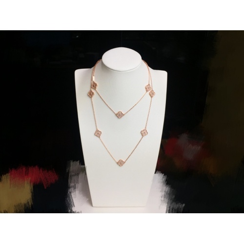 Replica Van Cleef & Arpels Necklaces For Women #994358 $40.00 USD for Wholesale