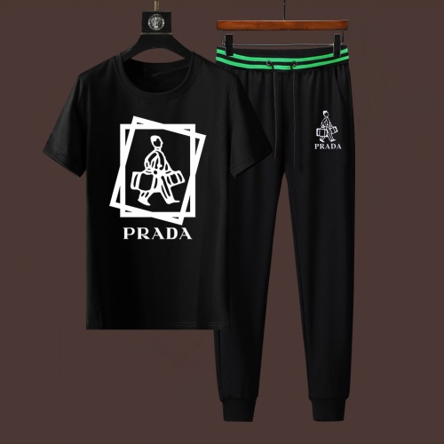 Prada Tracksuits Short Sleeved For Men #994412