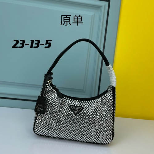 Prada AAA Quality Shoulder Bags For Women #994738 $125.00 USD, Wholesale Replica Prada AAA Quality Handbags