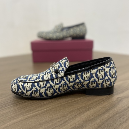 Replica Salvatore Ferragamo Leather Shoes For Men #994884 $96.00 USD for Wholesale