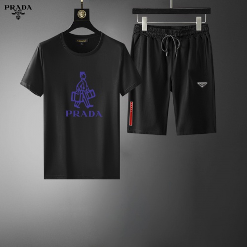 Prada Tracksuits Short Sleeved For Men #995174