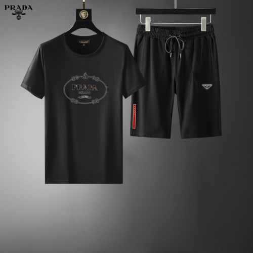 Prada Tracksuits Short Sleeved For Men #995176