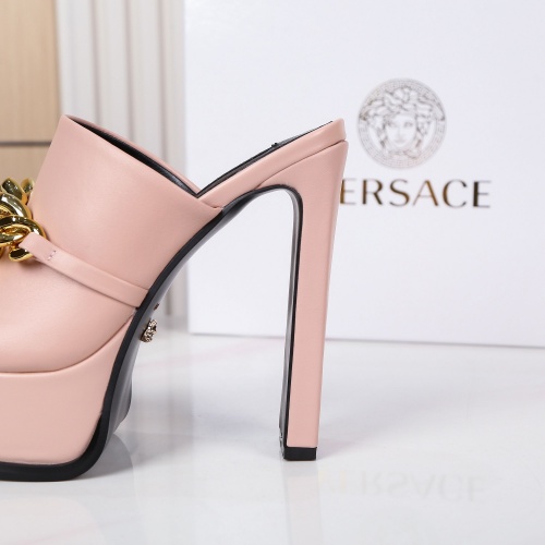 Replica Versace Slippers For Women #995421 $100.00 USD for Wholesale