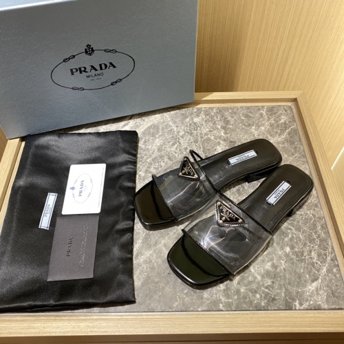 Replica Prada Slippers For Women #995453 $82.00 USD for Wholesale