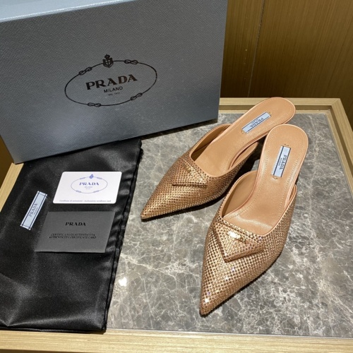 Replica Prada Slippers For Women #995471 $100.00 USD for Wholesale