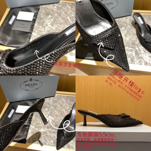 Replica Prada Slippers For Women #995476 $100.00 USD for Wholesale