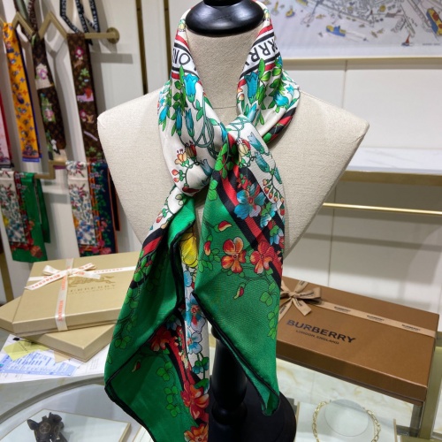 Replica Burberry Silk Scarf For Women #995603 $56.00 USD for Wholesale