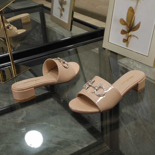 Replica Salvatore Ferragamo Slippers For Women #995655 $82.00 USD for Wholesale