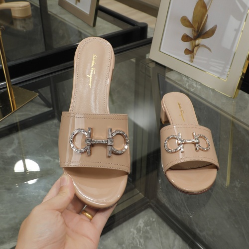 Replica Salvatore Ferragamo Slippers For Women #995655 $82.00 USD for Wholesale