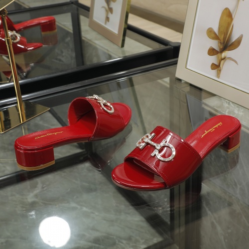 Replica Salvatore Ferragamo Slippers For Women #995659 $82.00 USD for Wholesale