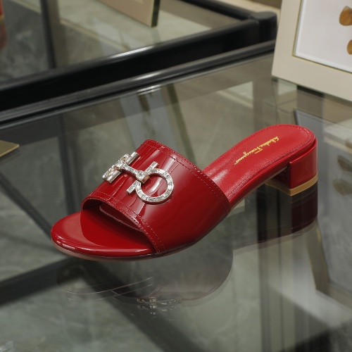 Replica Salvatore Ferragamo Slippers For Women #995659 $82.00 USD for Wholesale