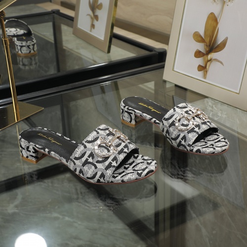 Replica Salvatore Ferragamo Slippers For Women #995666 $82.00 USD for Wholesale