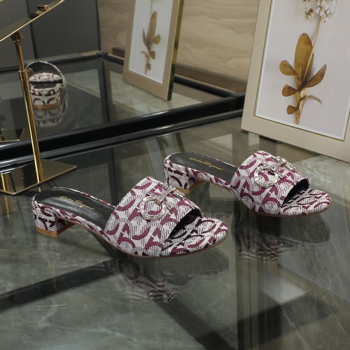 Replica Salvatore Ferragamo Slippers For Women #995667 $82.00 USD for Wholesale
