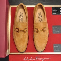 $92.00 USD Ferragamo Leather Shoes For Men #985624
