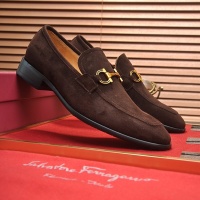 $92.00 USD Ferragamo Leather Shoes For Men #985625