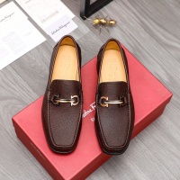 $92.00 USD Salvatore Ferragamo Leather Shoes For Men #988156